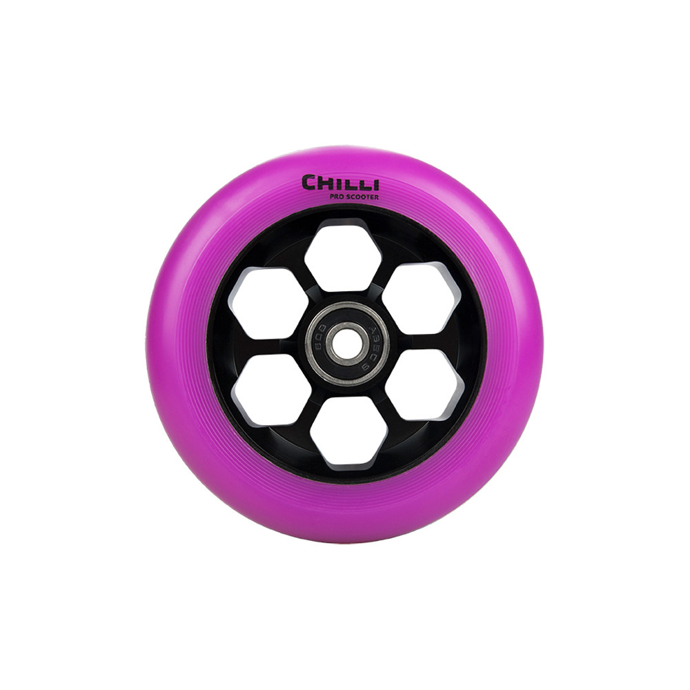 CHILLI Honeycomb Purple 110mm Wheels x2