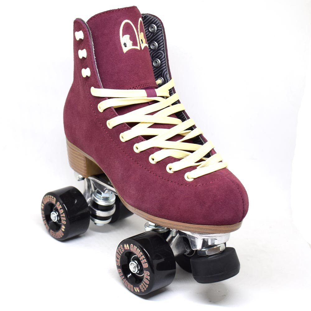 CHUFFED SKATES Burgundy Wanderer Rollerskates