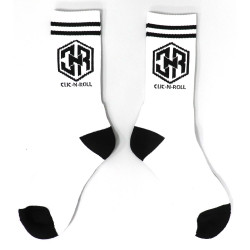 CLIC-N-ROLL White/Black Socks
