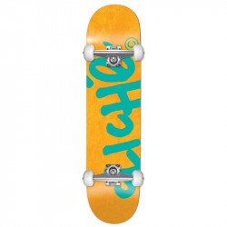 CLICHÉ Skateboard Handwritten Orange Teal 8.25"
