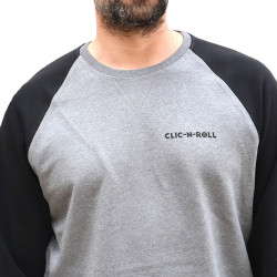 CLIC-N-ROLL Sweat Grey/Black