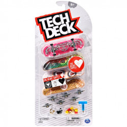 TECH DECK 4 Pack Fingerskates The Heart Supply