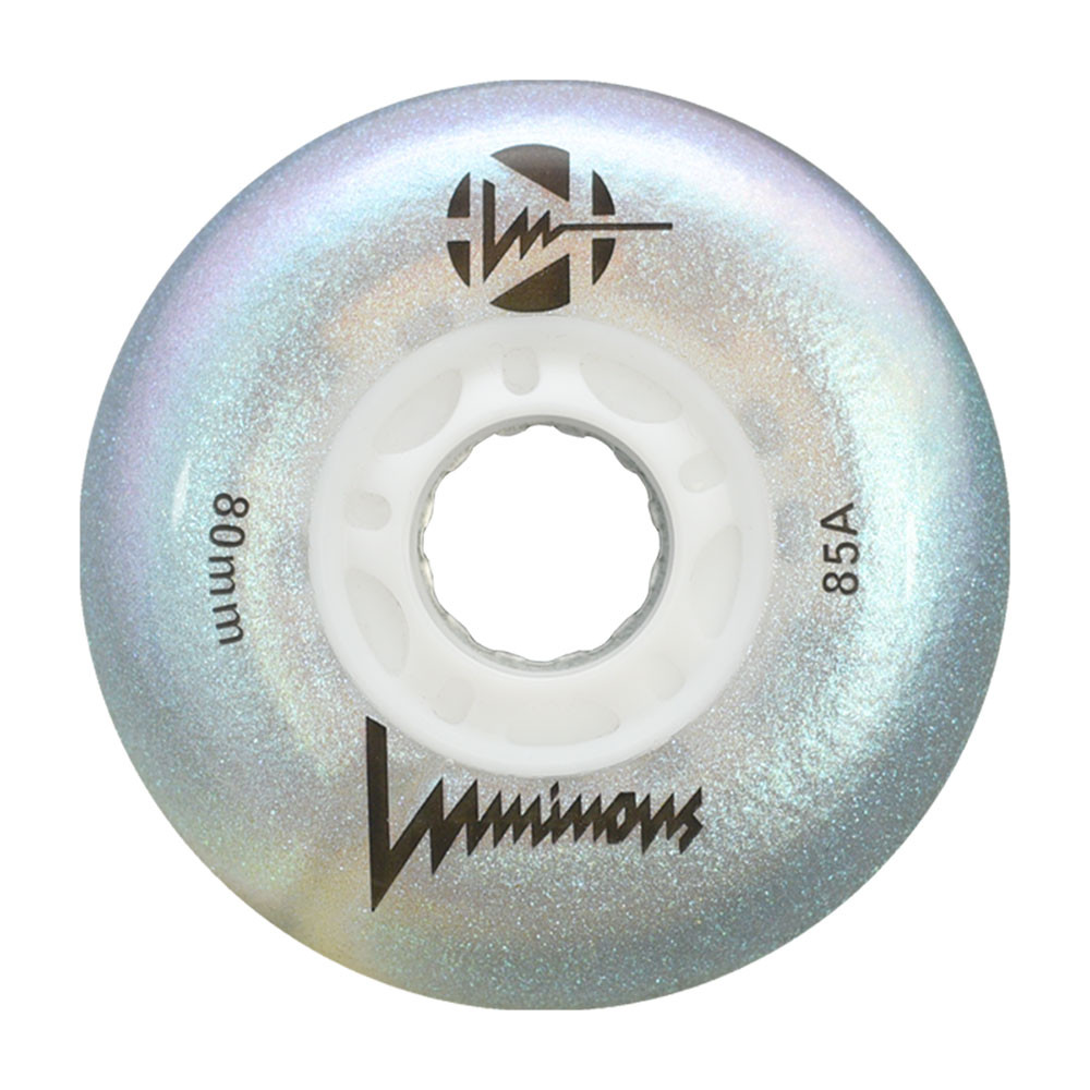 Roues LUMINOUS 80mm White Pearl x4