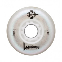 Roues LUMINOUS 76mm White Pearl x4
