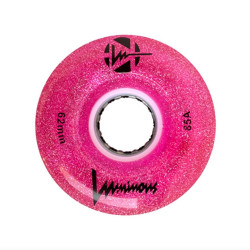 LUMINOUS Quad Pink Glitter wheels x4