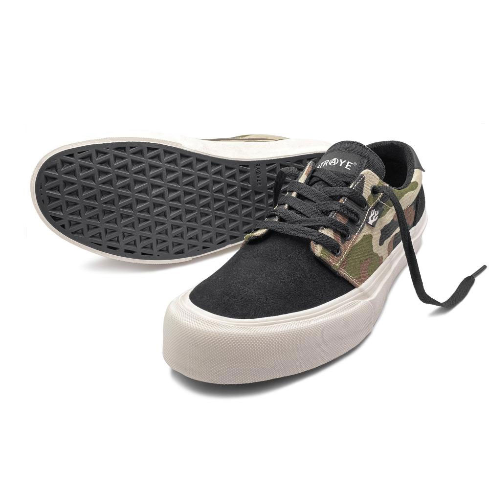 STRAYE Footwear Fairfax Black Cream