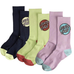SANTA CRUZ Pop Dot Socks 3 Pack