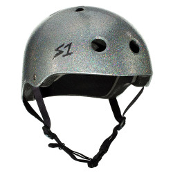 S1 Lifer V2 Silver Gloss Glitter Helmet