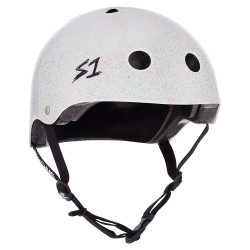 Casque S1 Lifer V2 White Gloss Glitter Helmet