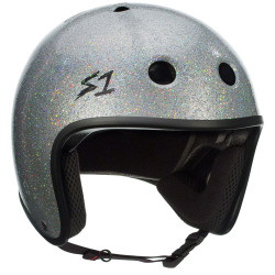 Casque S1 Retro Lifer Silver Glitter Helmet