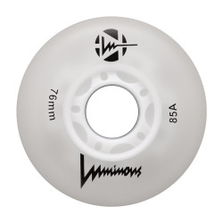 Roues LUMINOUS 76mm White x4