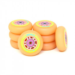 IMPALA 70mm Orange Pink Wheels x8