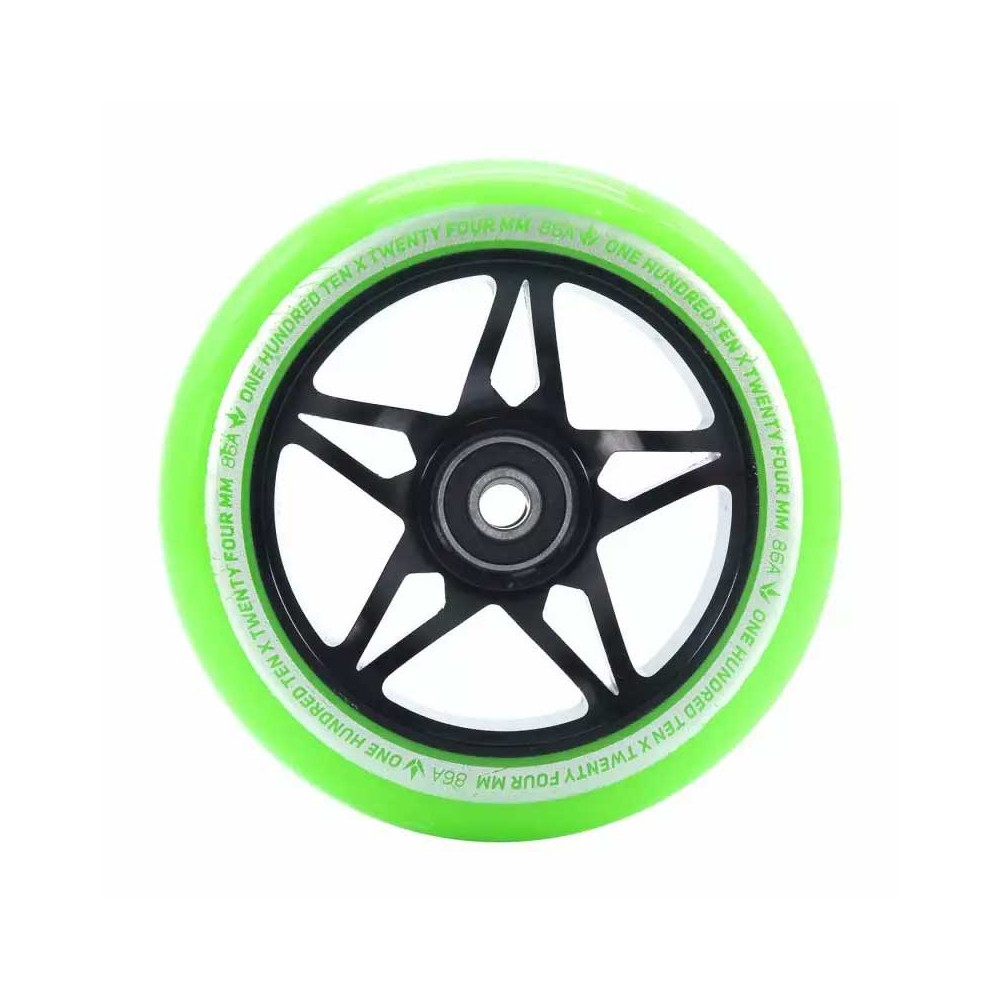 BLUNT S3 110mm Black Green Wheel x1