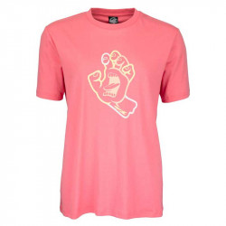 SANTA CRUZ Womens Hand In Colour Pink Guava T-Shirt