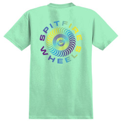 SPITFIRE T-Shirt Multiswirl Classic '87 Mint Green