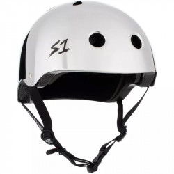 S1 Lifer V2 Silver Mirror Gloss Helmet