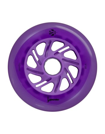 Roues Luminous Purple 110mm x1