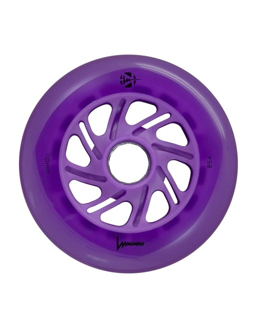 Roue Luminous Purple 110mm x1 Diamètre 110mm Dureté 85a