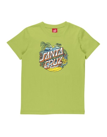 SANTA CRUZ Youth Aloha Dot Front Apple T-shirt
