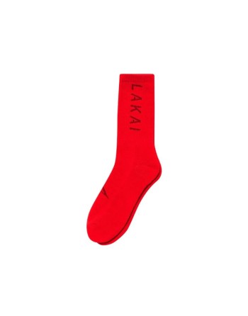 LAKAI Simple Crew Red Socks
