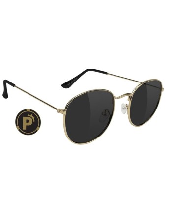 GLASSY Pierce High Roller Polarized Gold Sunglasses