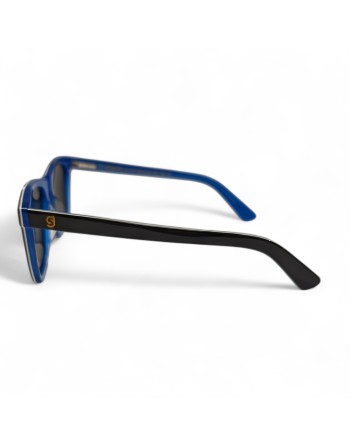 GLASSY Mike Mo Premium Plus Polarized Black/Blue Sunglasses