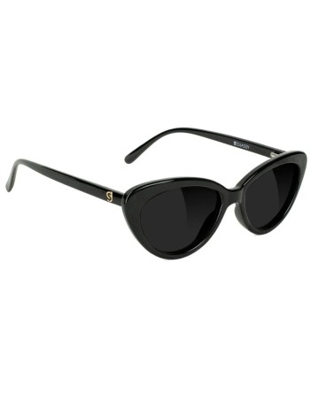 GLASSY Selina Premium Polarized Black Sunglasses