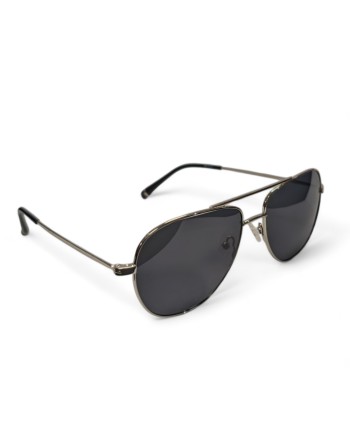 GLASSY Neen High Roller Polarized Silver Sunglasses
