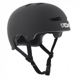 TSG Evolution Solid Black Satin Helmet