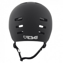 TSG Evolution Solid Black Satin Helmet