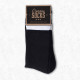 Chaussettes AMERICAN SOCKS Mid High Black in Black 1
