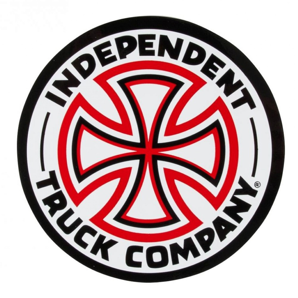 INDEPENDENT Red/White Cross sticker