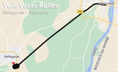 Voie Verte Roller - Bellegarde/Beaucaire Gard (30)