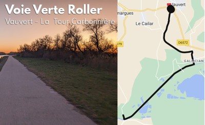 Voie Verte Roller - Vauvert/Gallician/Tour Carbonnière (30)